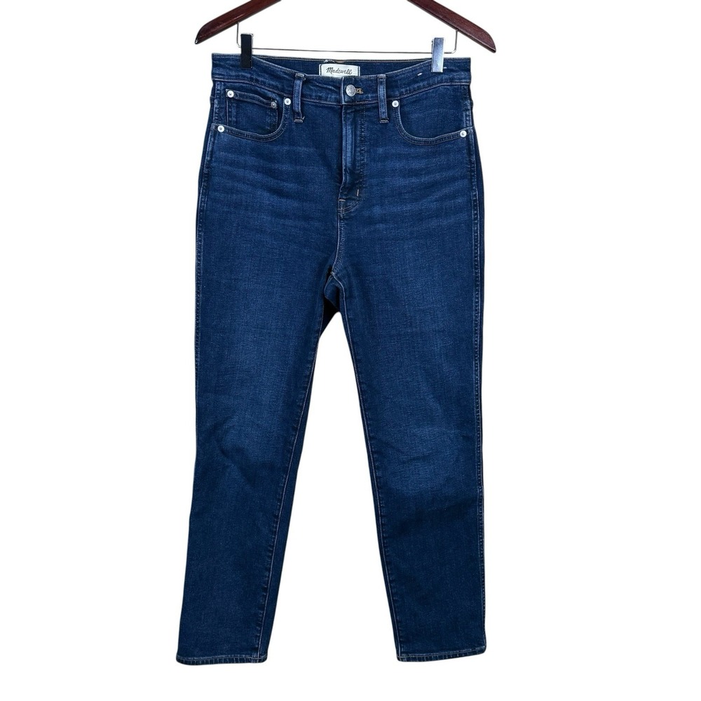 MADEWELL 28 The Perfect Vintage Jean High Waist Med Dark Wash Classic